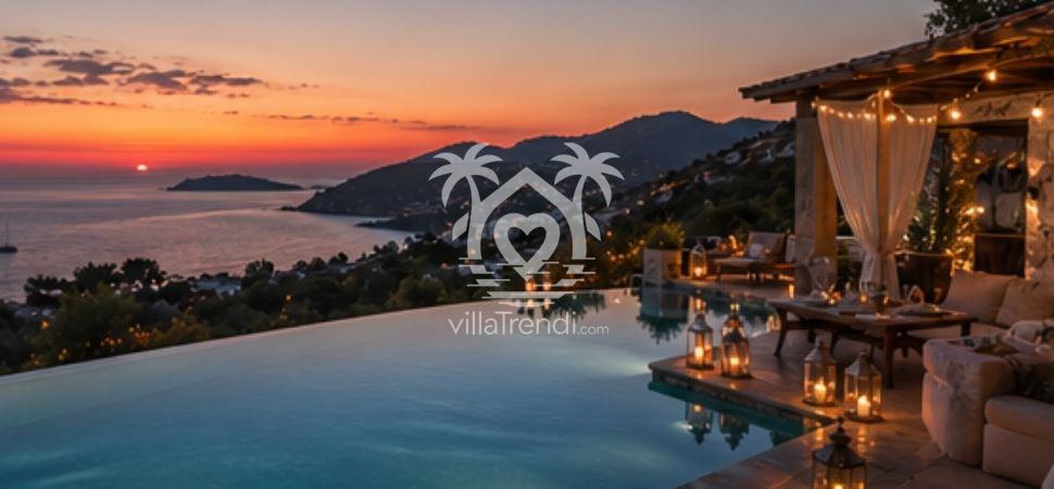 🌅 Faralya Günbatımı Villaları | Fethiye Kiralık Manzaralı Villalar