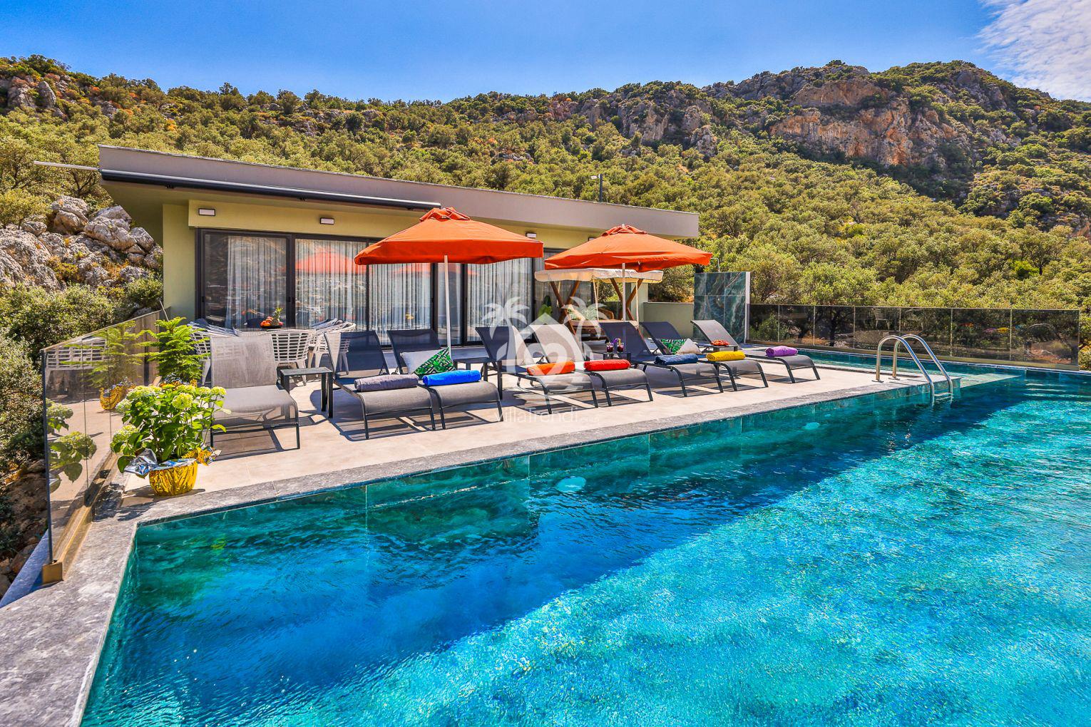 🏡 Villa Puzzle Kalkan | 8 Kişilik Lüks Tatil Evi