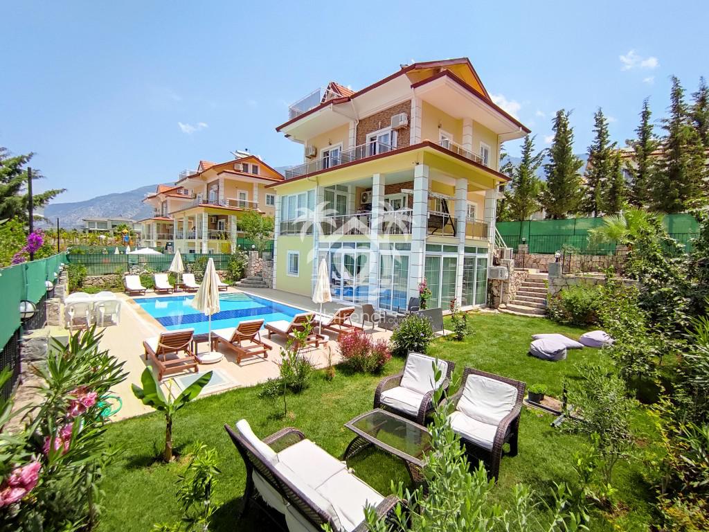🏔️ Villa Alpine | Fethiye Ovacık'ta 6 Odalı & Çift Salonlu Geniş Villa