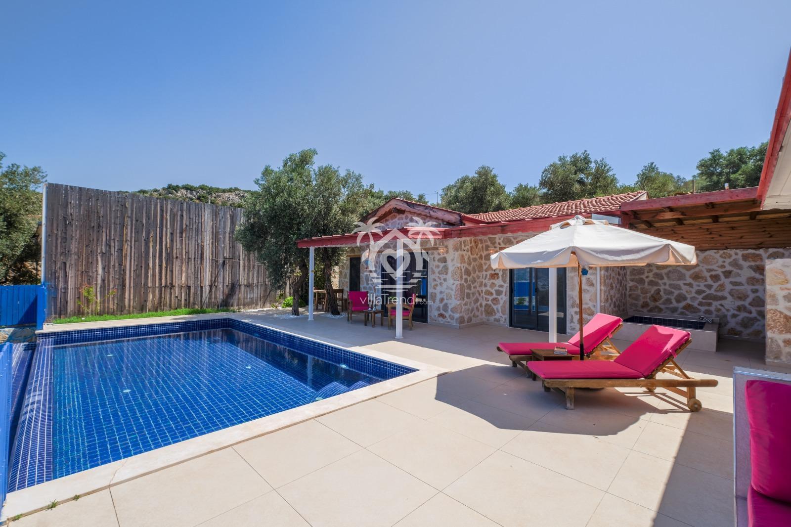 ❤️ Villa Dr 2 | Kalkan Üzümlü'de Balayı Çiftlerine Özel Jakuzili Villa