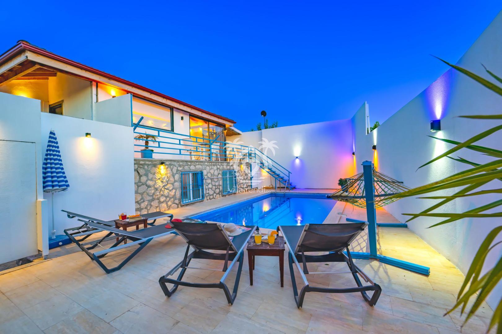 🌟 Villa Kutay | Kalkan Kapalı Havuzlu & Hamamlı Kiralık Villa