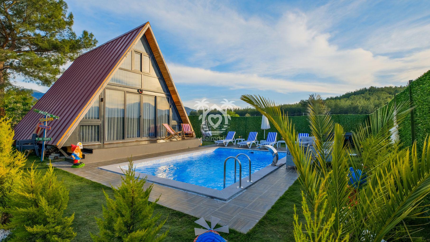 Saklıkent Havuzlu Bungalov 3 | Romantik Balayı Bungalovu
