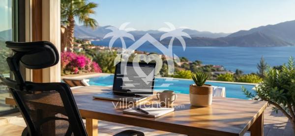 WiFi, Ofis Odası, İnternet Hızı Garantili Villalar