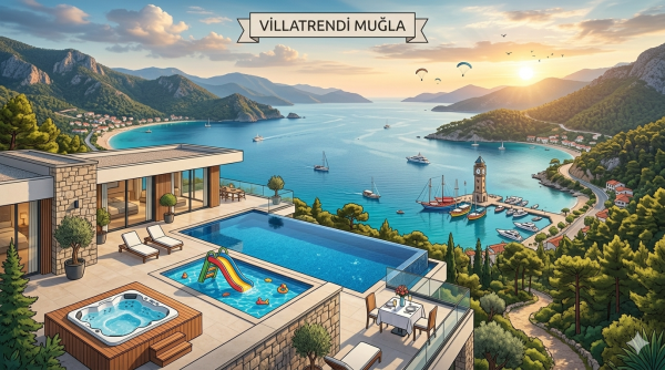 Muğla Kiralık Villa Seçenekleri | Havuzlu & Deniz Manzaralı - Villatrendi