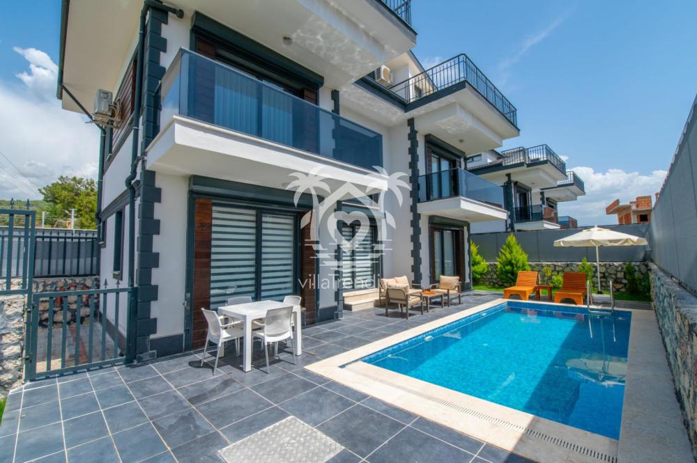 Fethiye Seydikemer Villa Watson 1 özel havuz ve dış cephe