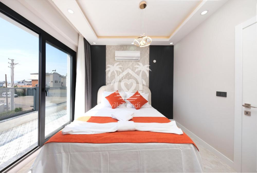 Villa Be çift kişilik yatak odası konforu