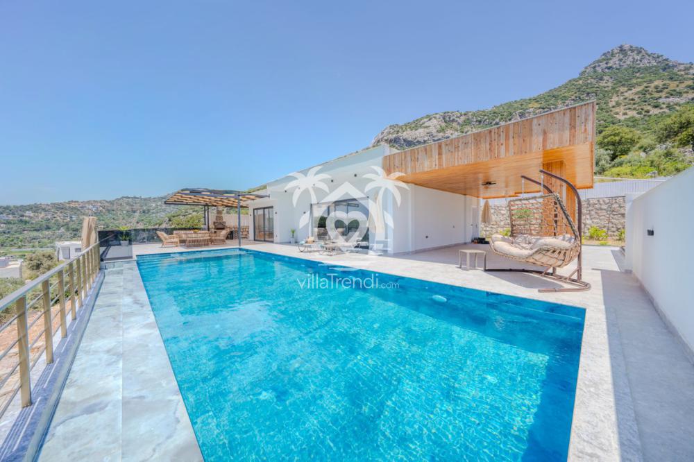 Kalkan balayı villası Sadece İkimiz 11 metrelik dev korunaklı havuz