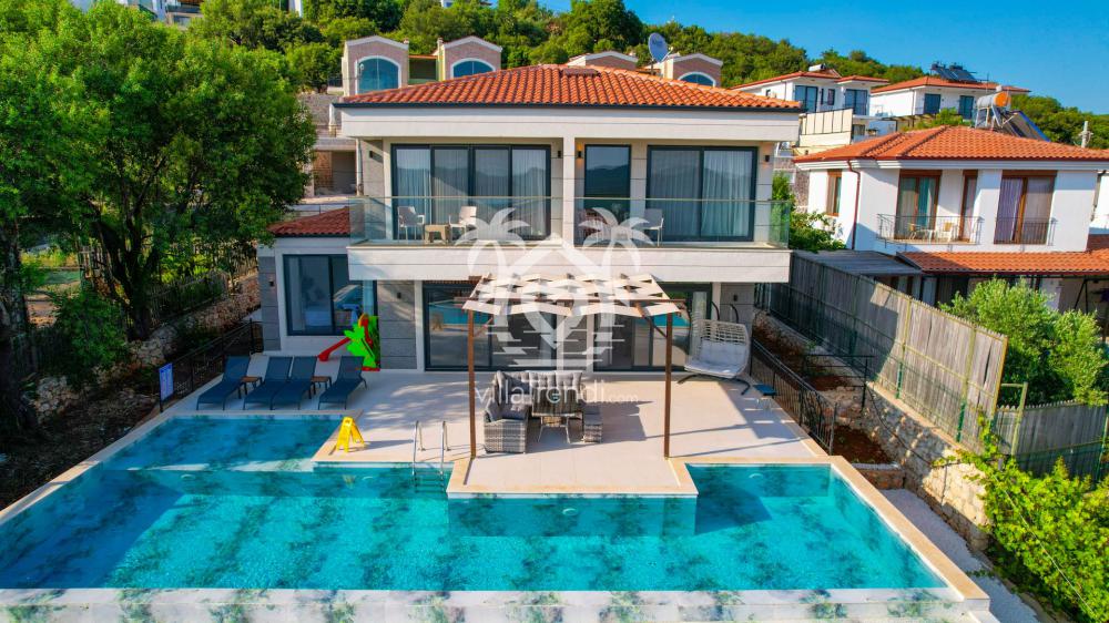 kaş çukurbağ villa adin dış alan görünümü