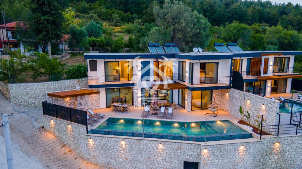 Kaş kışla villa akbulut 3 dış alan görünümü