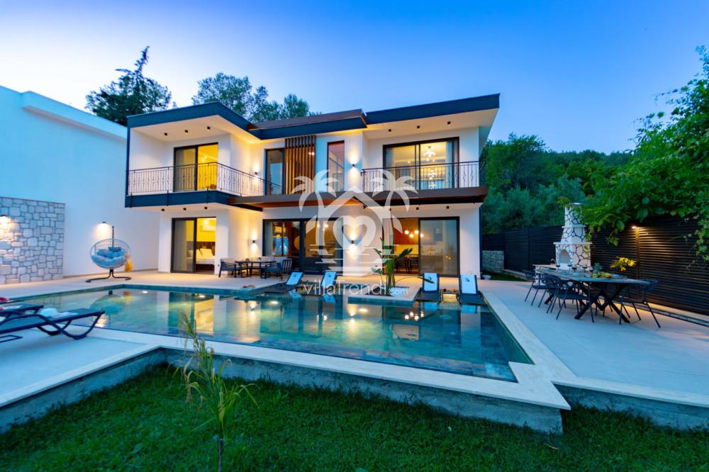 Kaş kışla villa akbulut 4 dış alan görünümü