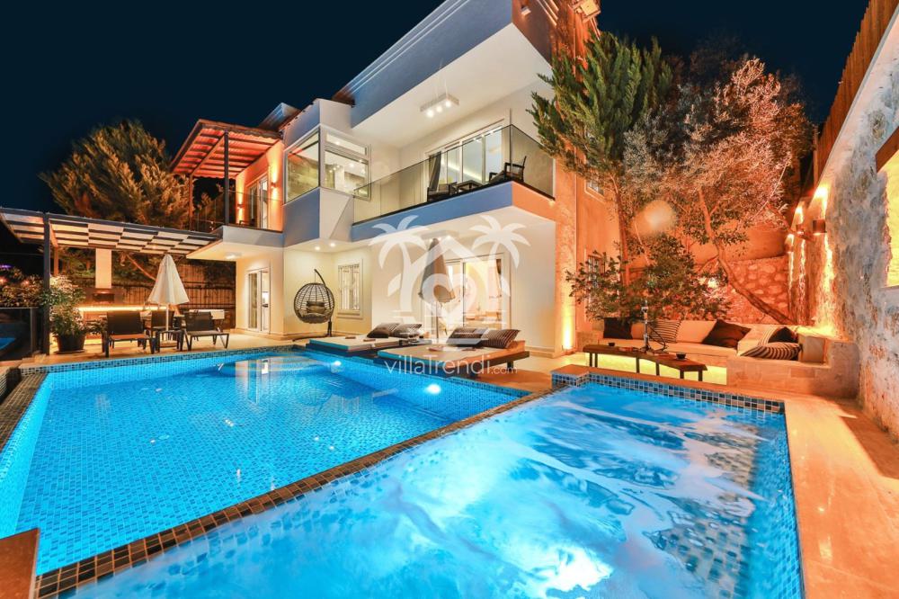 kalkan kördere  villa alis dream dış alanı
