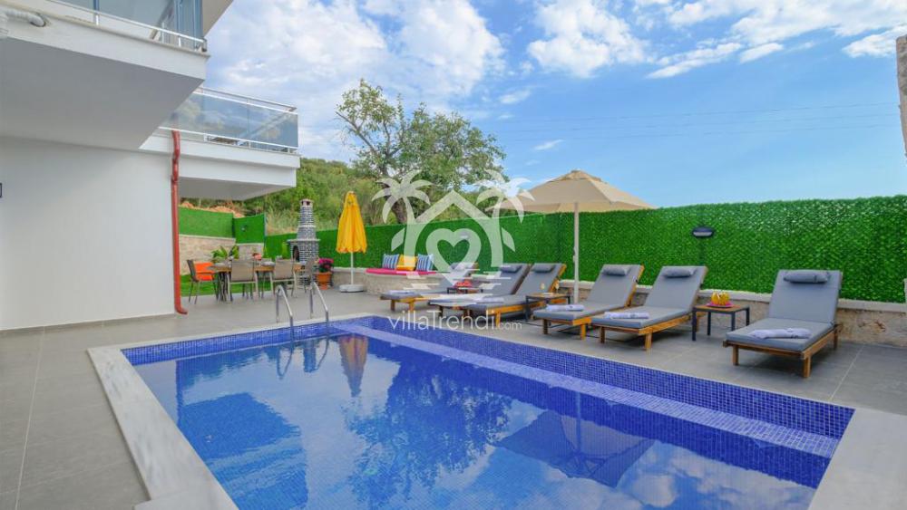 Villa Altuğ özel havuz alanı 