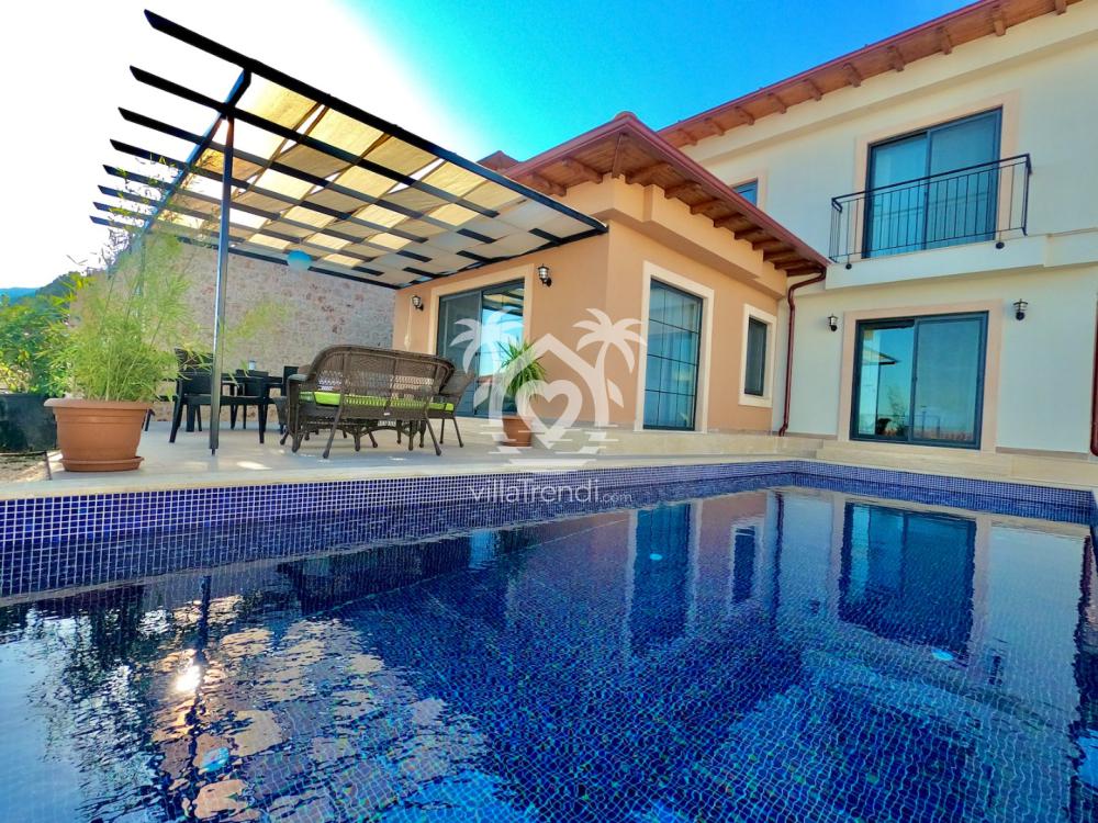 Kaş Çukurbağ Villa Ares dış alan görünümü