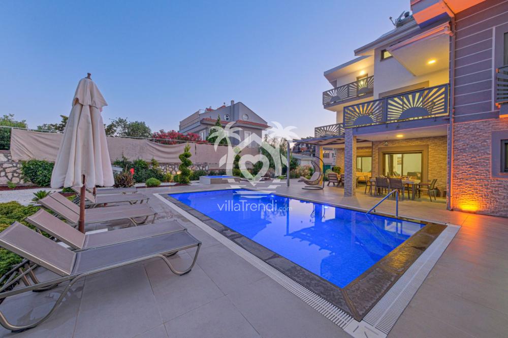 villa ata ölüdeniz özel havuz alanı