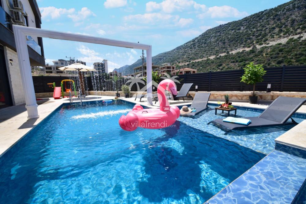 villa belmora havuz alanı