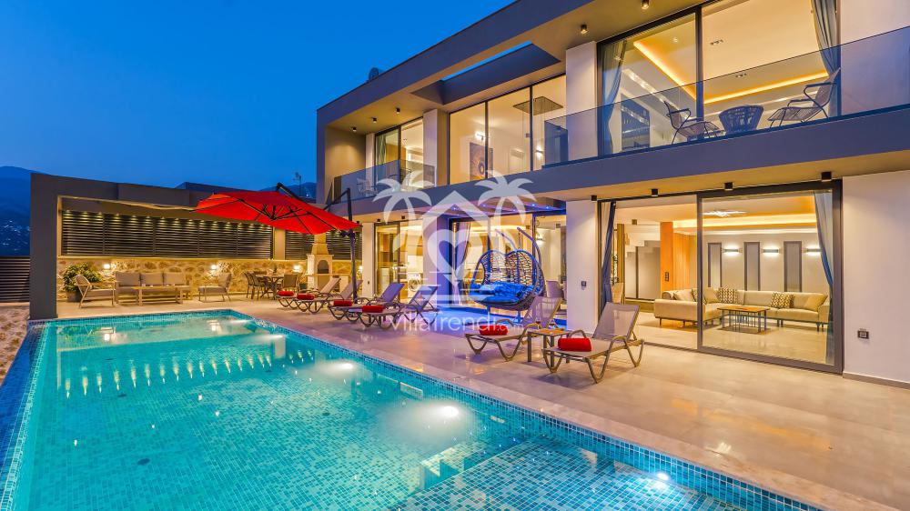 Kalkan Akbel Villa Best dış alanı