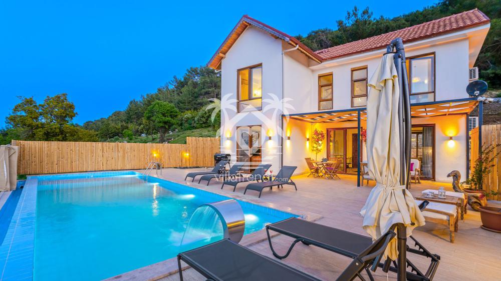 villa casa luna kalkan dış görünüm