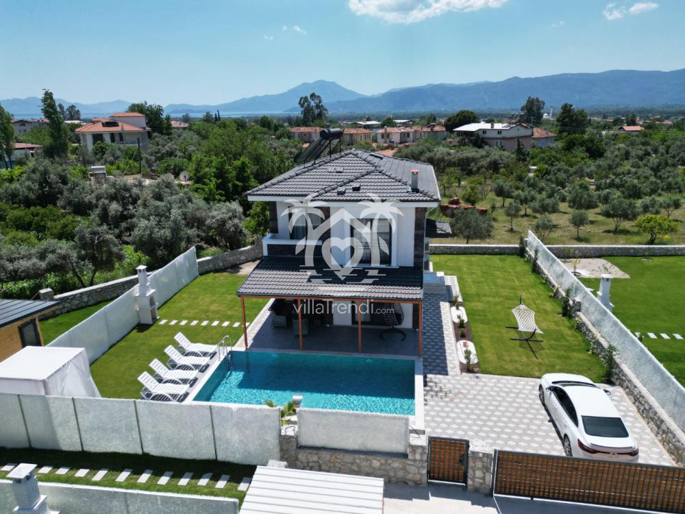 villa dalyan 4 bahçe alanı