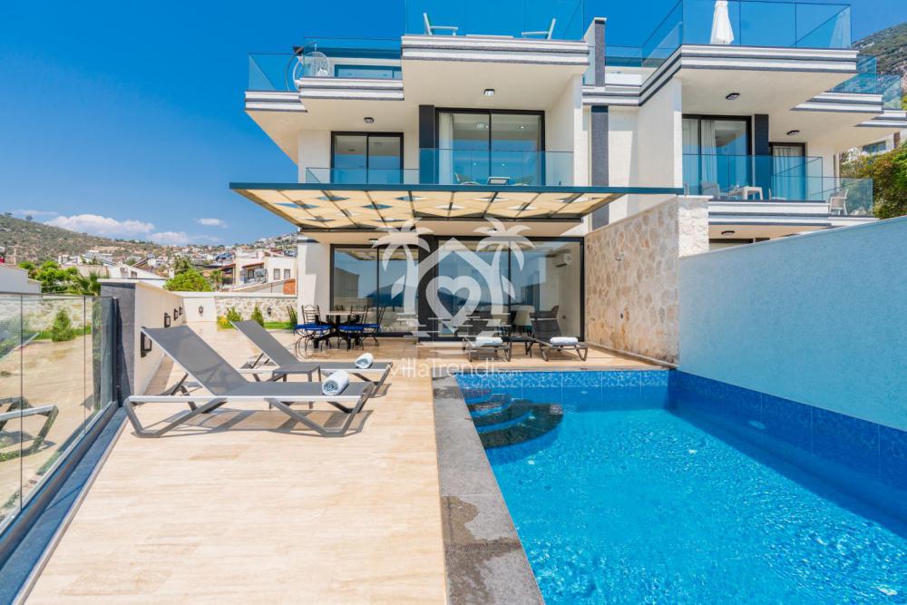 Villa Prime Kalkan panoramik deniz manzaralı müstakil havuz