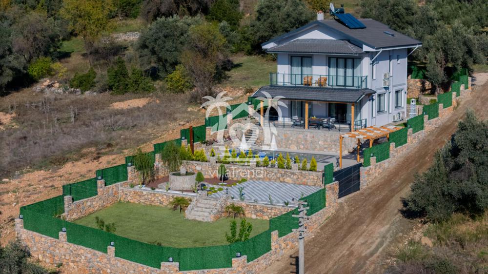 fethiye yeşilüzümlü villa güngör dış alan görünümü