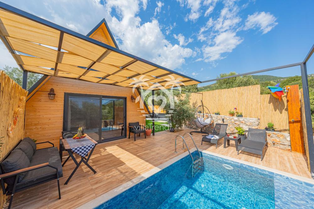 villa keyf kaş dış görünüm