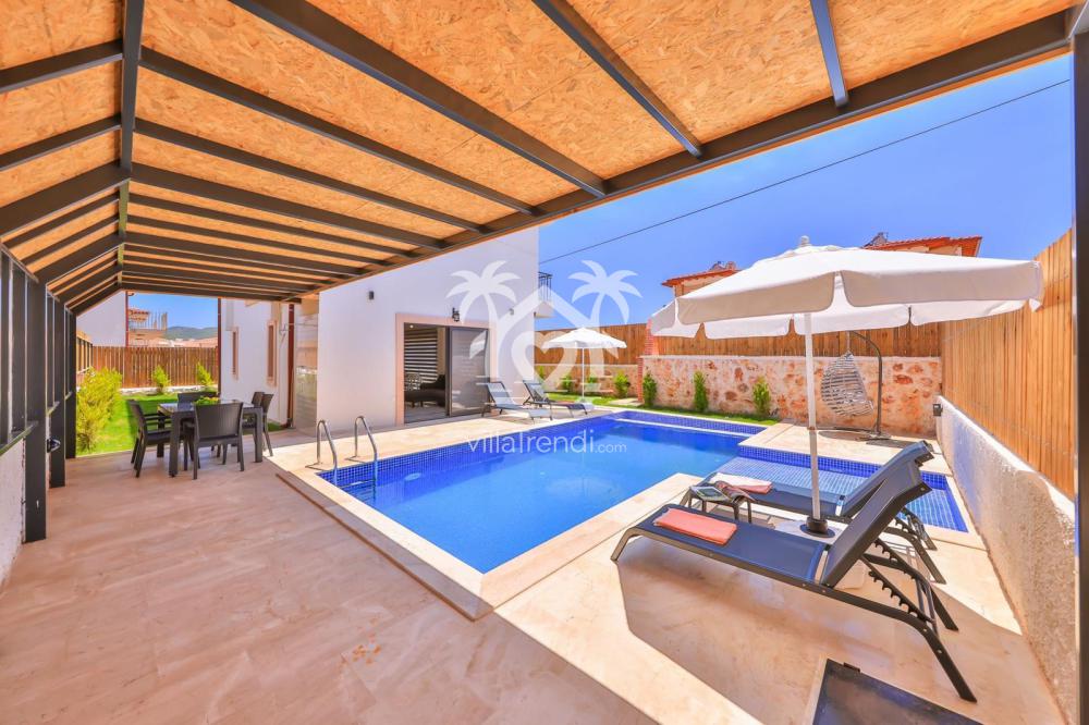 villa lavanta özel havuz alanı