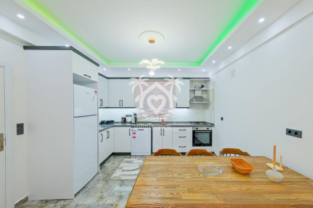 Seydikemer birlikte kiralık villa Sarıman 2 Amerikan mutfak