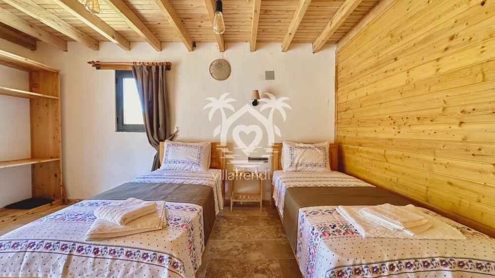 Kalkan muhafazakar villa Sherwood genç odası iki tek kişilik yatak