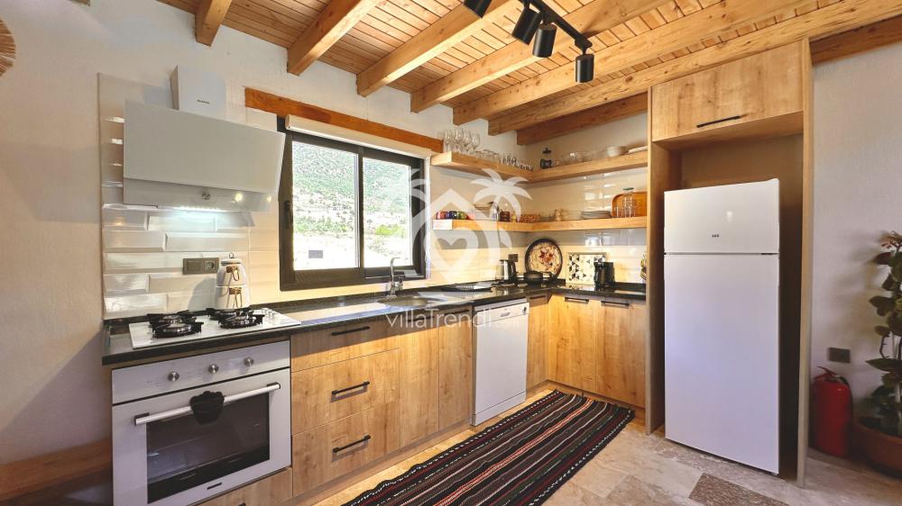 Villa Sherwood tam donanımlı modern açık mutfak