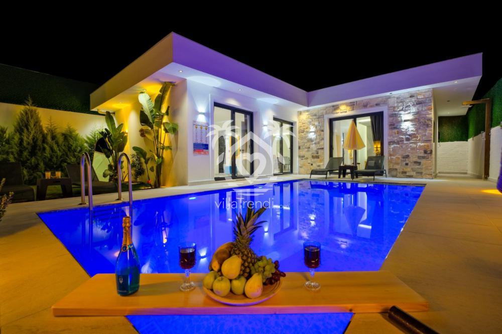 fethiye merkez villa sitrin 2 dış alan görünümü