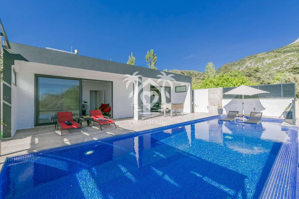 kalkan islamlar villa viva dış alan görünümü