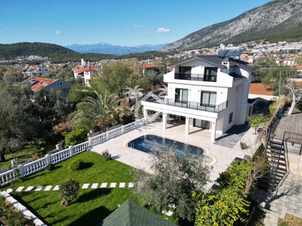 villa white deluxe bahçe alanı
