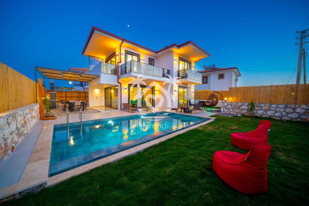 Kaş Çukurbağ Villa Blue Moon dış görünüm 1