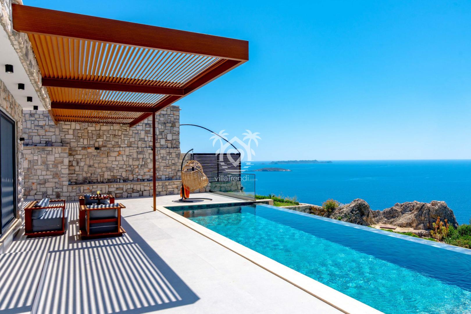 🌊 Villa Akbulut 2 | Kaş Gökseki'de 4 Kişilik Deniz Manzaralı & Hamamlı Villa