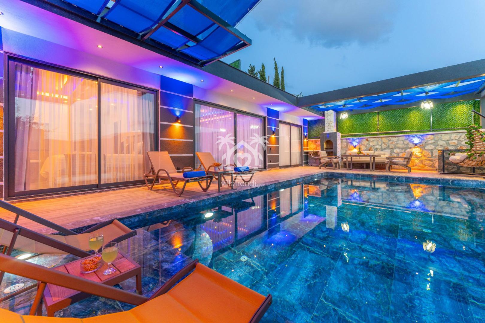 🌿 Villa Efecan | Kalkan Yeşilköy'de 4 Kişilik Korunaklı & Çocuk Havuzlu Villa