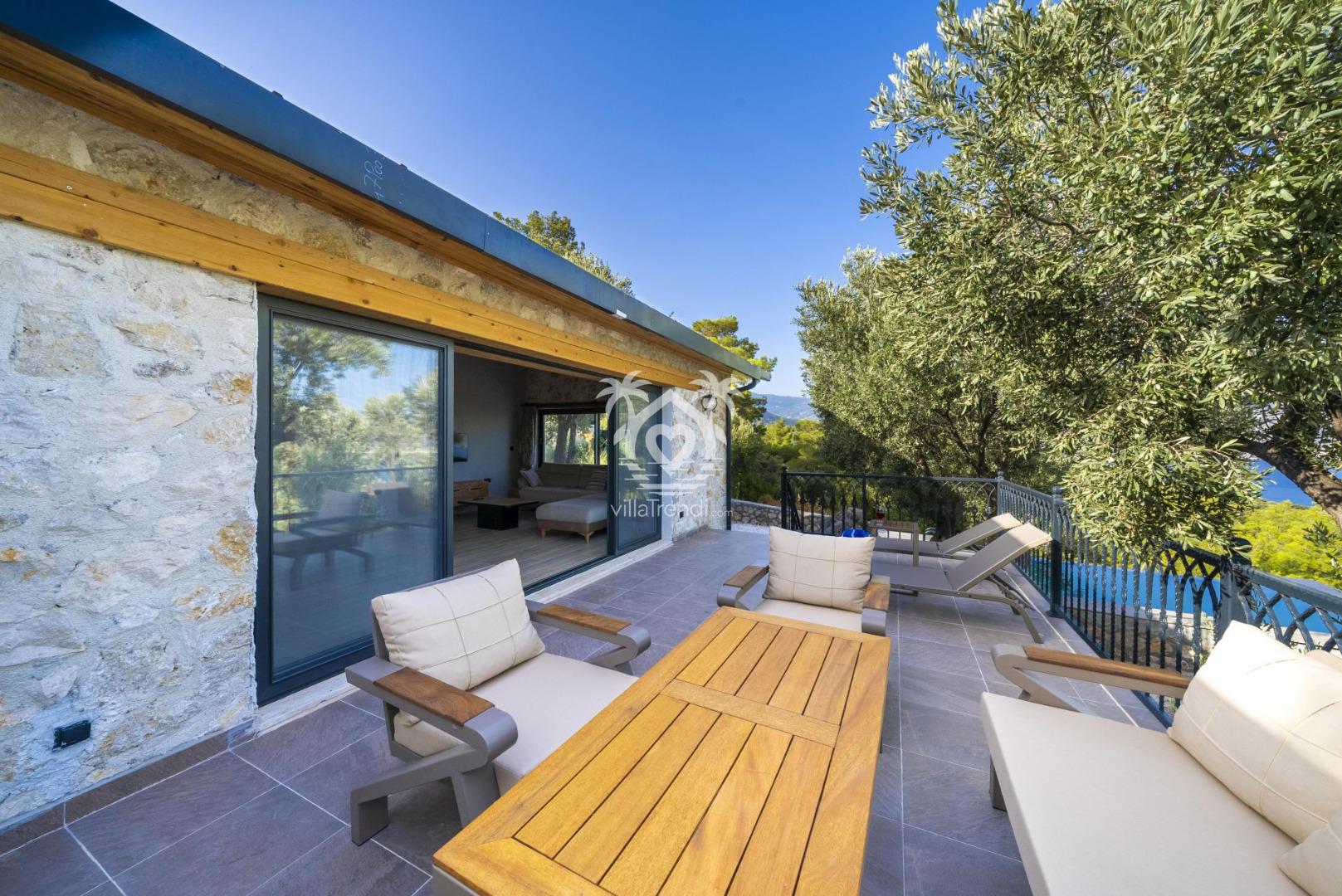 🌊 Villa Sea Muarkürü | Kalkan Yeşilköy'de Korunaklı & Tenteli Havuzlu Villa