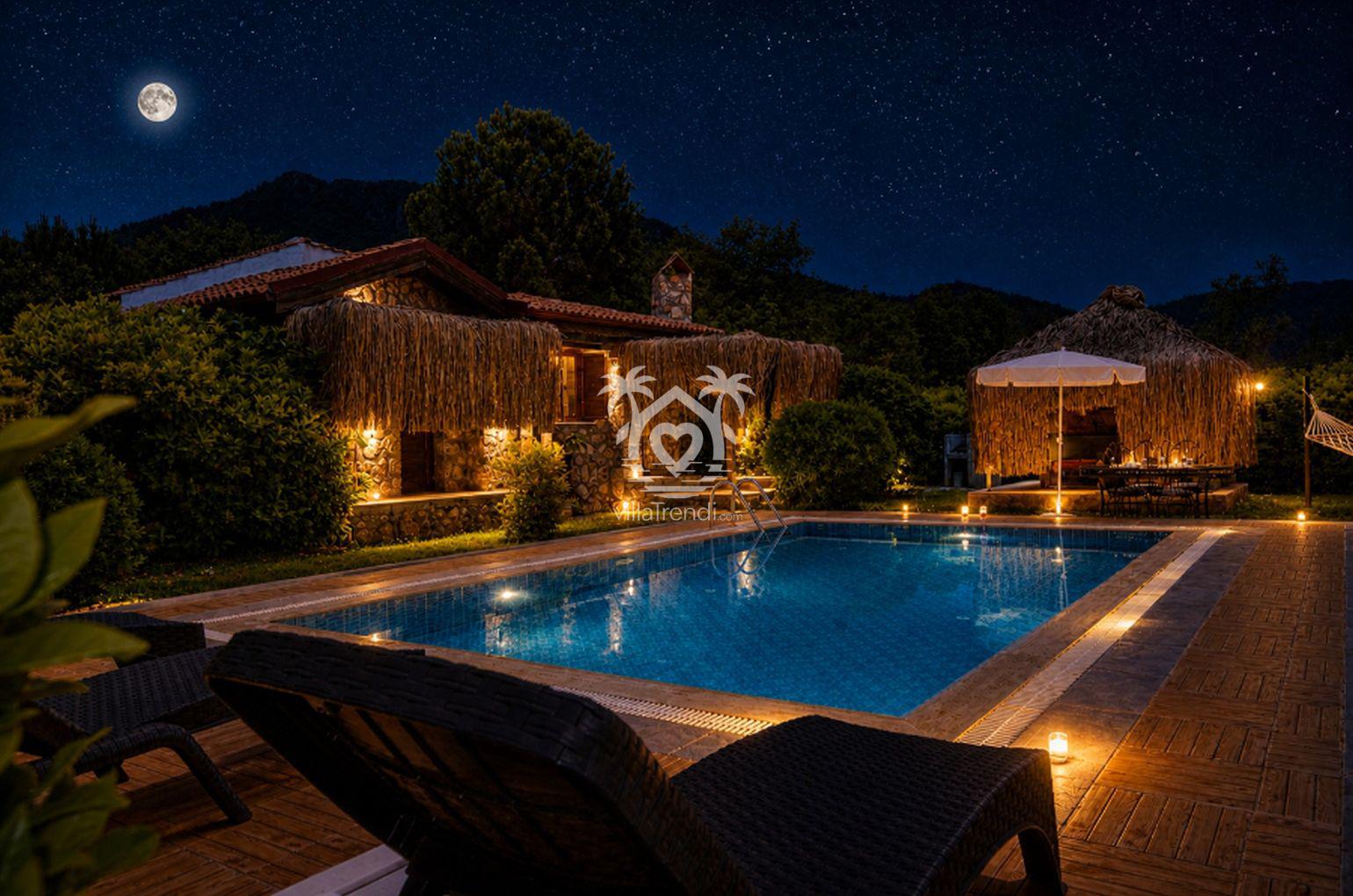 🌿 Villa Stone Kayaköy 2 | Doğa İçinde Tam Korunaklı Taş Ev Kiralama