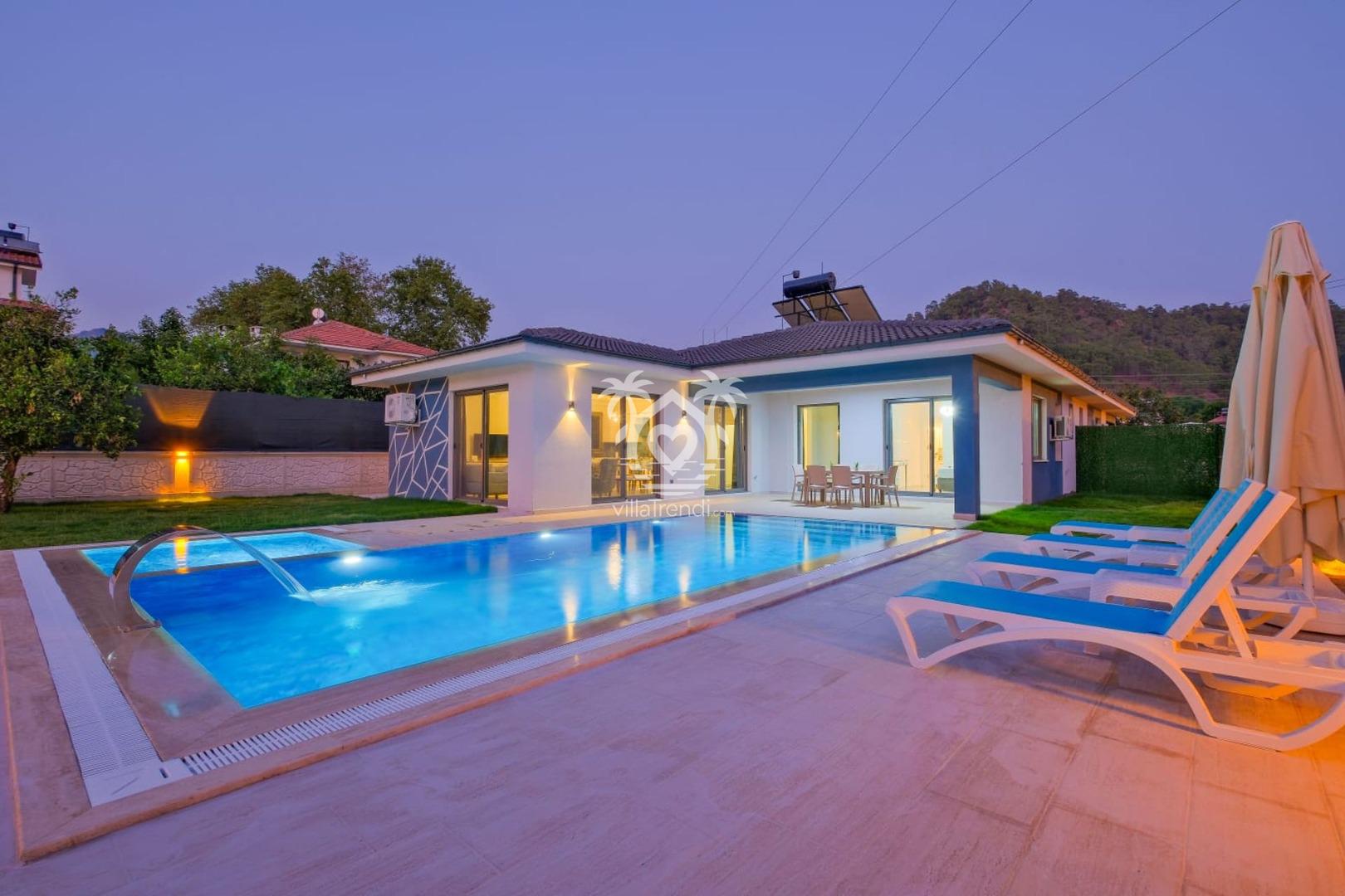 🌊 Villa Turkuaz A | Göcek İnlice'de 6 Kişilik Çocuk Havuzlu & Geniş Villa