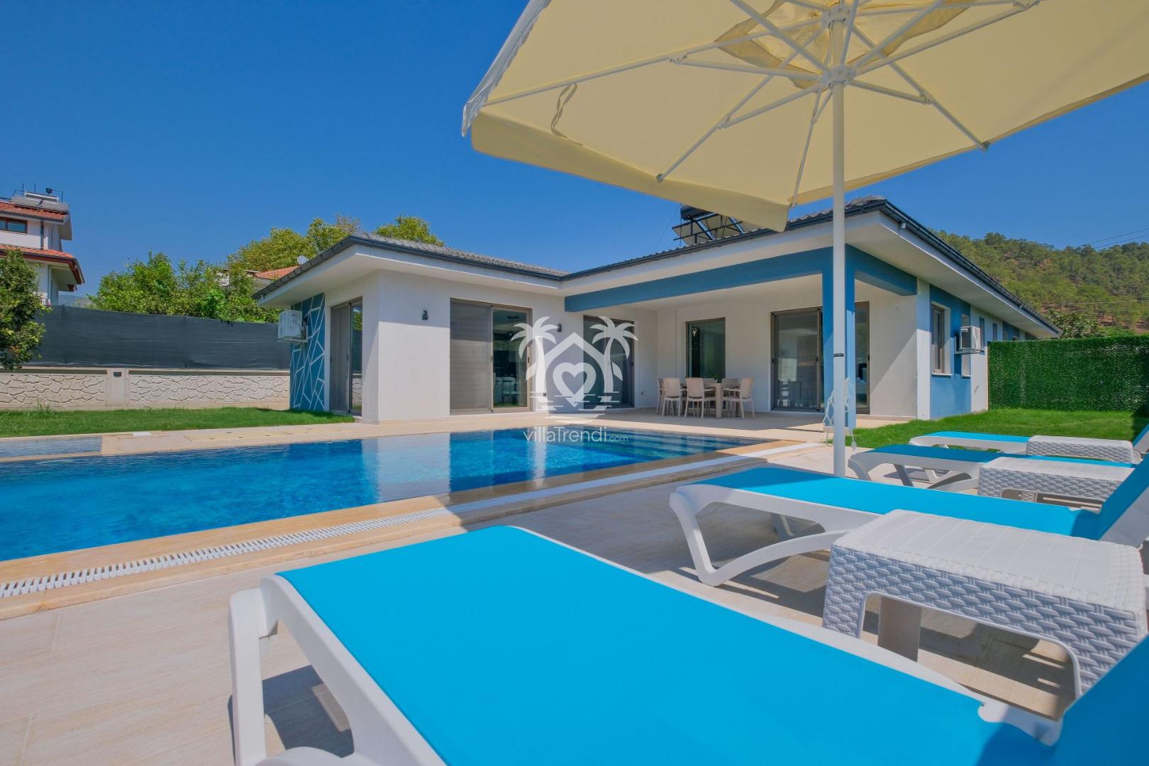🌊 Villa Turkuaz B | Göcek İnlice'de 6 Kişilik Çocuk Havuzlu & Doğa İçinde Villa