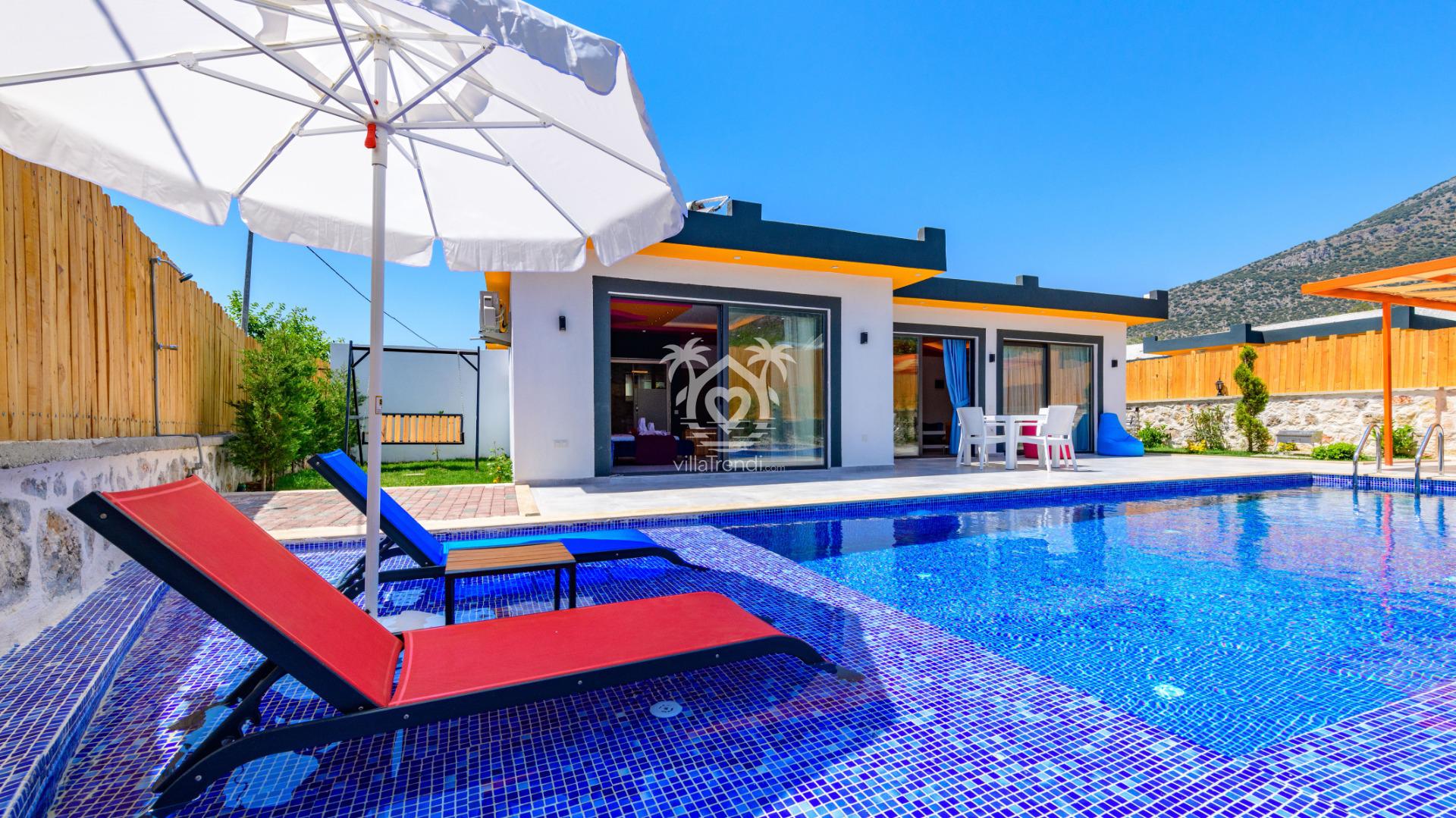 🏡 Villa Zeytin Çiçeği Kalkan | Çayköy Korunaklı Balayı Villası