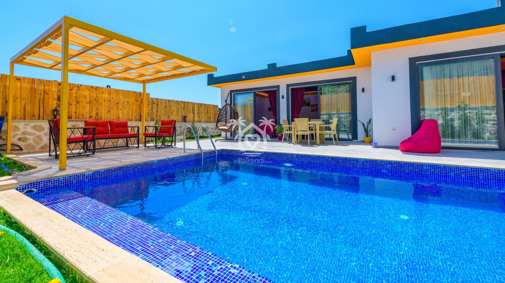 🏡 Villa Zeytin Dalı Kalkan | Çayköy Doğa Manzaralı Balayı Villası